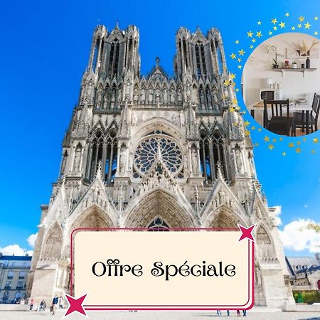 Colbert 541 Hypercentre - Ideal Couple & Pro - Wifi Haut Debit - Gare, Cathedrale, Commerces, Restaurants & Transports En Commun A Moins De 10 Minutes A Pied Reims Exterior foto