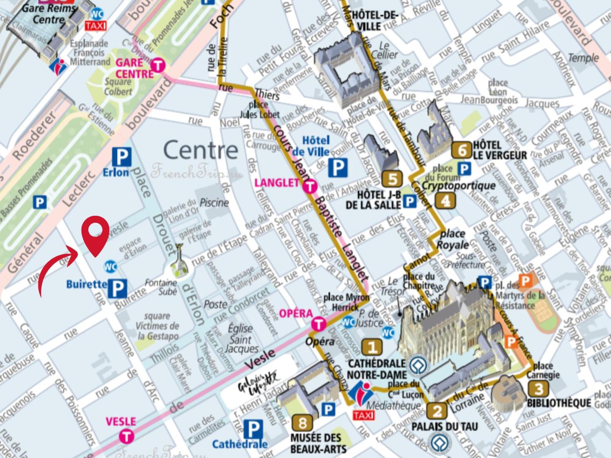 Colbert 541 Hypercentre - Ideal Couple & Pro - Wifi Haut Debit - Gare, Cathedrale, Commerces, Restaurants & Transports En Commun A Moins De 10 Minutes A Pied Reims Exterior foto